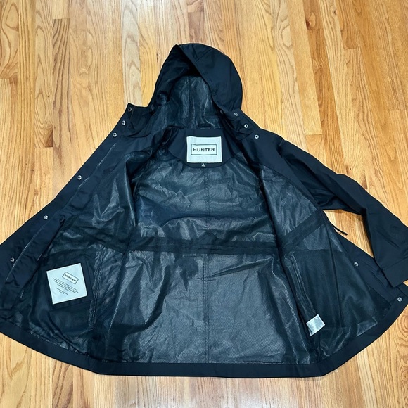 🔥NWT Hunter Ladies' Rain Jacket Size Large Black water repellent - Picture 5 of 10